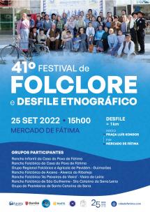 cartaz do evento 41º Festival de Folclore e Desfile Etnográfico