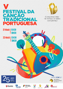 cartaz do evento Festival da Canção Tradicional Portuguesa