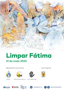 cartaz do evento Limpar Fátima