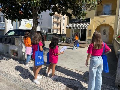 Peddy Paper com os alunos do 7º ano de Fátima 